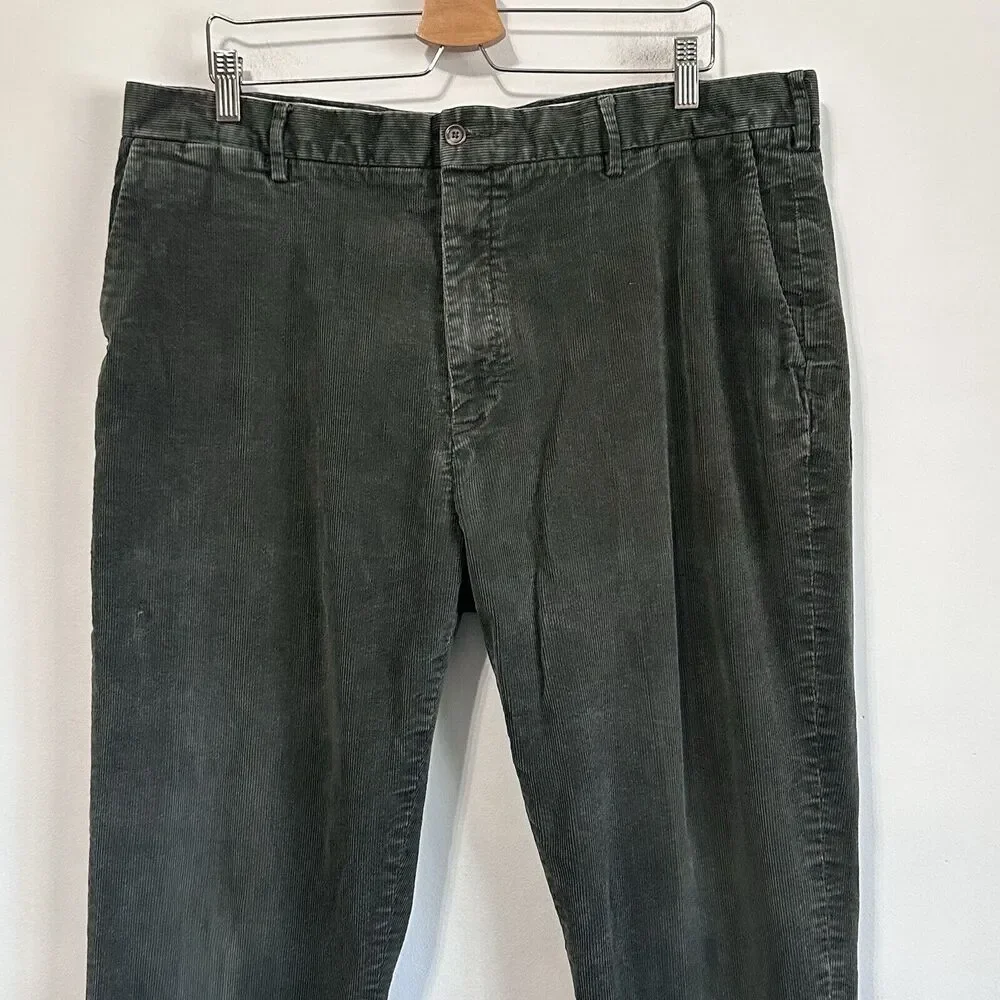 Polo Ralph Lauren Stretch Classic Fit Mens Corduroy Pants 40x30 (38x29) Green - Picture 3 of 10